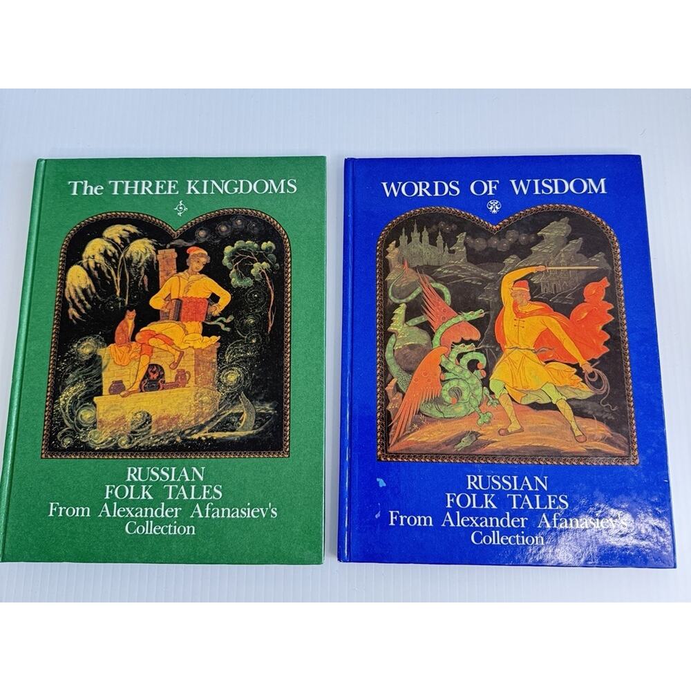 Vintage Russian Folk Tales From Alexander Afanasiev's Collection X 2